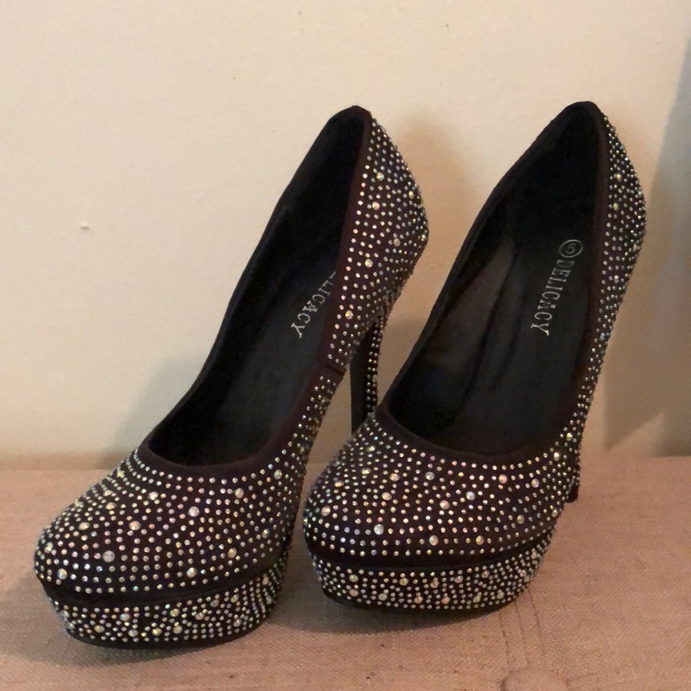 Rhinestone heels